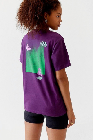Футболка TNF W S/S Outdoors Together Tee (Женский; M; BlackCurrant Purple OTGraphic)